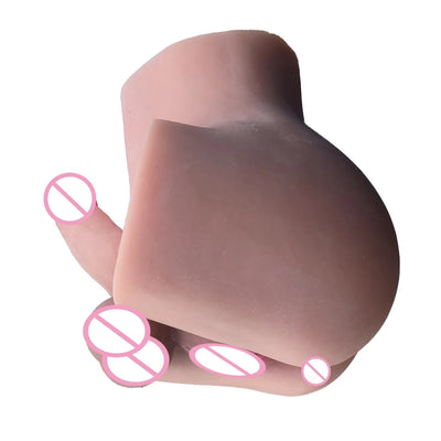 sex toys ช่องคลอดสมจริงกระเทยเซ็กซ์ทอยสำเร็จความใคร่สำหรับผู้ชายเกย์ก้นลึกอวัยวะเพศชายเทียมอวัยวะเพศชายแท้เทียมสำเร็จความใคร่ด้วยตนเอง