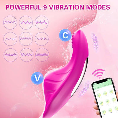 ของเล่นสําหรับผู้ใหญ่ Clitoris Stimulator Vibrator APP ควบคุมผู้หญิงสวมใส่ Clit Stimulator นวดหญิงแม่เหล็กกางเกงสวมใส่