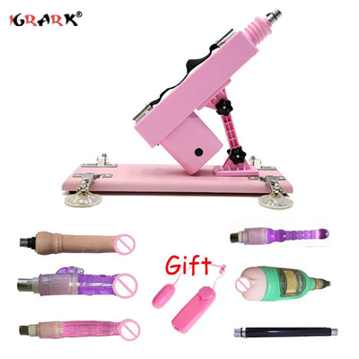 sex toys เซ็กซี่เครื่อง 3XLR Dildo Vibrating นวดปืนทางเพศ Vibrator Dick Sucker ชายหญิง Masturbation เร้าอารมณ์เกมคู่ของเล่น
