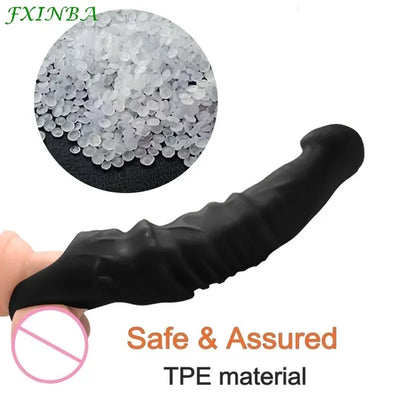 FXINBA ใหม่ 24 ซม.ขนาดใหญ่อวัยวะเพศชาย Extender Big Soft ของเล่นสําหรับผู้ใหญ่สําหรับผู้ใหญ่ Cock แขน Dick ขยายชาย Reusable Condom DELAY