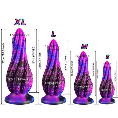 มม.ขนาดใหญ่ Anal Dildos 18 + ของเล่นสําหรับผู้หญิง Tentacle Dildo ซิลิโคน Big BUTT Plug นวดต่อมลูกหมาก Anal Dilatation Anal Plug