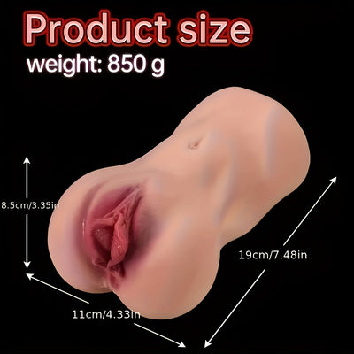 Portable Male Masturbator, Sex Doll with Vagina and Tight Anus, Deep Throat Oral Sex Masturbator, Adult Sex Toy, Suitable for Men, Couples, Valentine'S Day Gift, Enhances Marital Intimacy, Realistic Design, Easy to Clean, Masturbation Sleeve