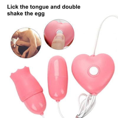1Set G Spot Masturbator IPX7 Waterproof Delicate Silicone Tongue Vibrator and Clitoral Stimulator for Bathroom Sex Toys Women