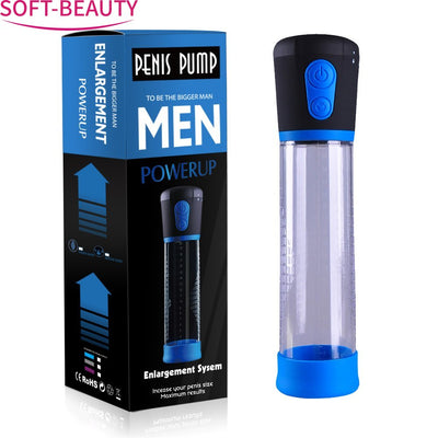 Adult 18 Electric Penis Pump Sex Toys for Male Masturbator Penis Extender Penile Vacuum Pump Penis Enlargement Enhancer Sex Shop