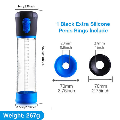 Adult 18 Electric Penis Pump Sex Toys for Male Masturbator Penis Extender Penile Vacuum Pump Penis Enlargement Enhancer Sex Shop