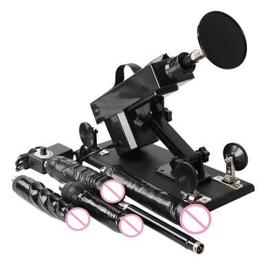 Fredorch A2 Sexo M¨¢quina Com 3 Pong Xlr Suc??o Copo Sexo Brinquedos Para Homem E Mulher M¨¢quina De Amor Com Enorme Vibrador Preto