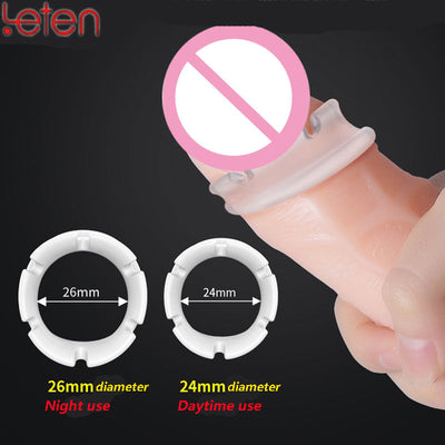 Leten Sex Toy for Men 2018 New Penis Glans Circumcision Ring 2 Types Delay Ejaculation Cock Ring Extend Sex Time Sex Product