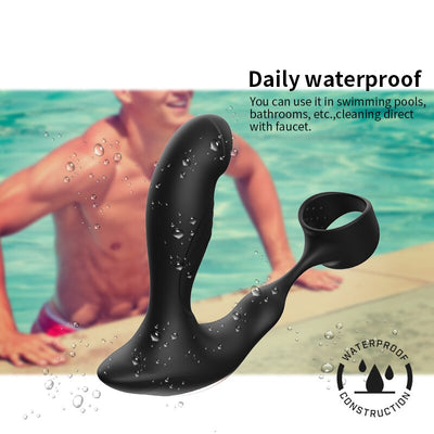 Prostate Massager Anal Vibrator Male Prostate Massage Anal Plug Prostate Stimulator Butt Plug Delay Ejaculation Ring Sex Toy