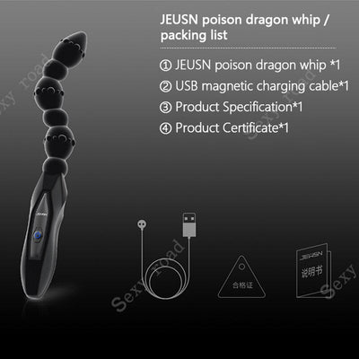 anal Vibrator sex toys for woman anal Silicone USB charging anal beads Male prostate massage anal balls gay prostate  anal toy